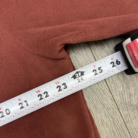 Columbia 1/2 Zip Fleece Jacket Sz Large Mens Maroon Sequoia Grove $60 - Picture 5 of 12